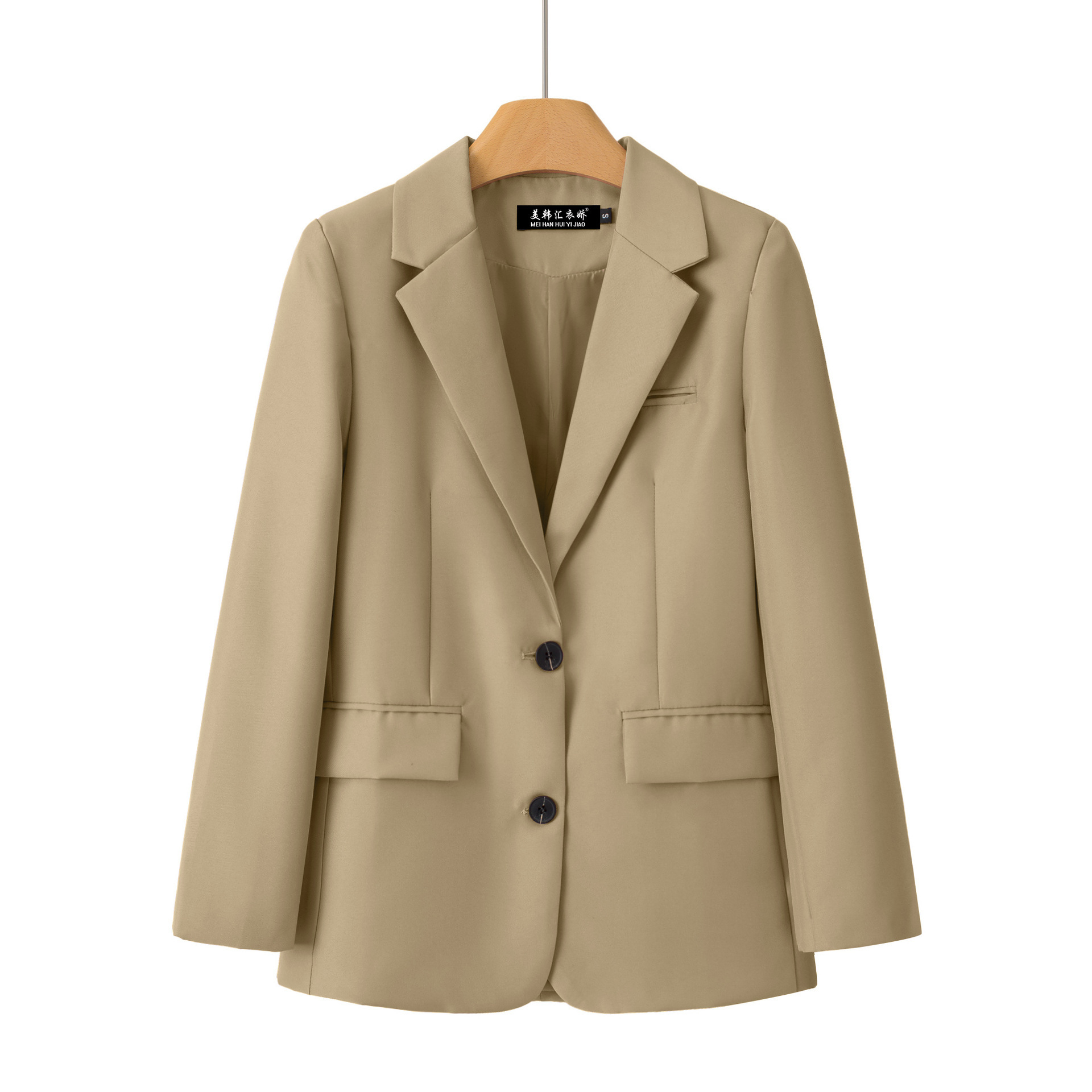 New Womens Casual Chic Plaid Coat - Image 4