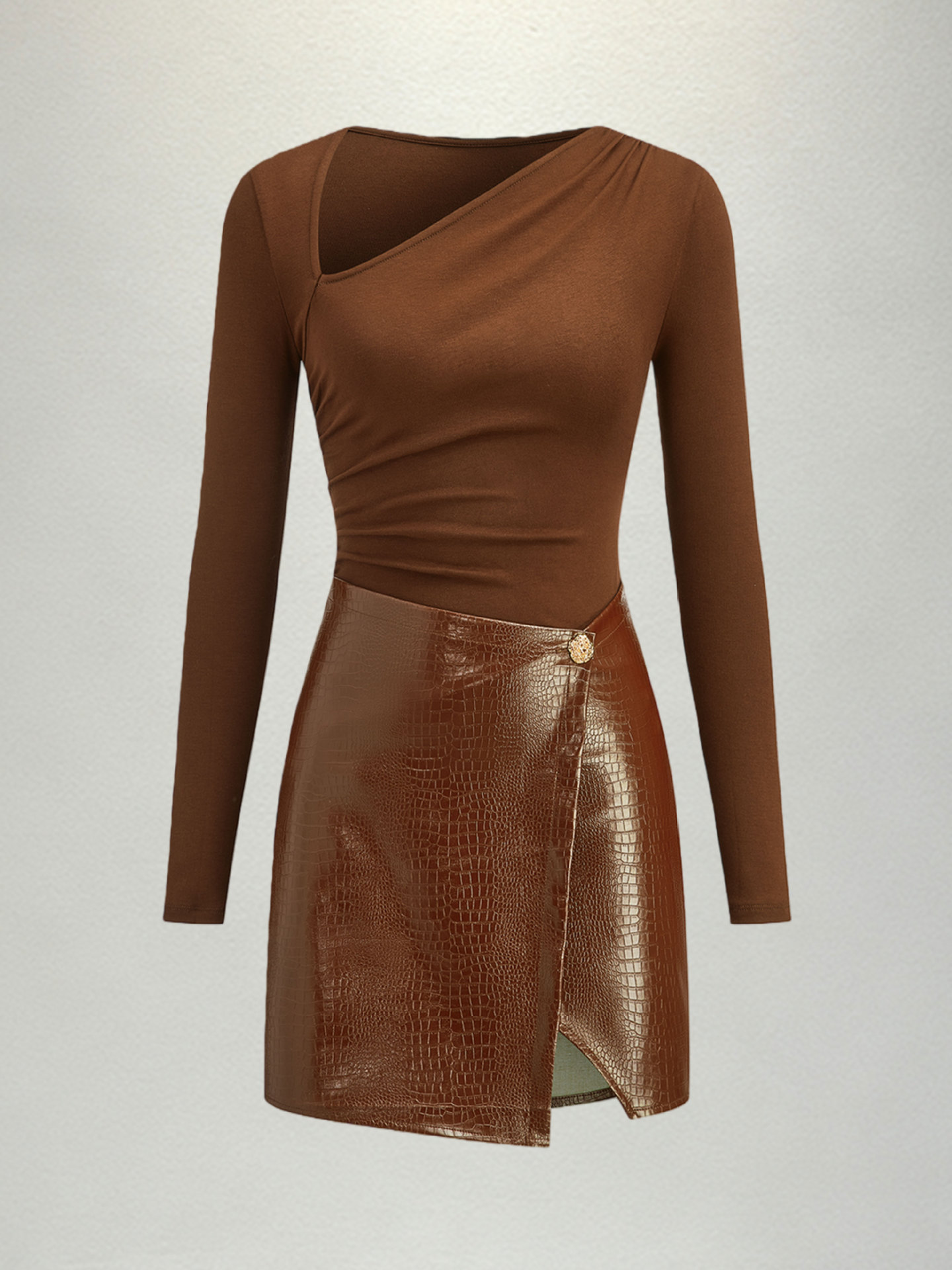 European And American-style Patchwork Dress For Women - Image 5