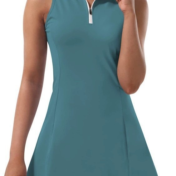 Womens Solid-Color Casual Golf Apparel - Image 10