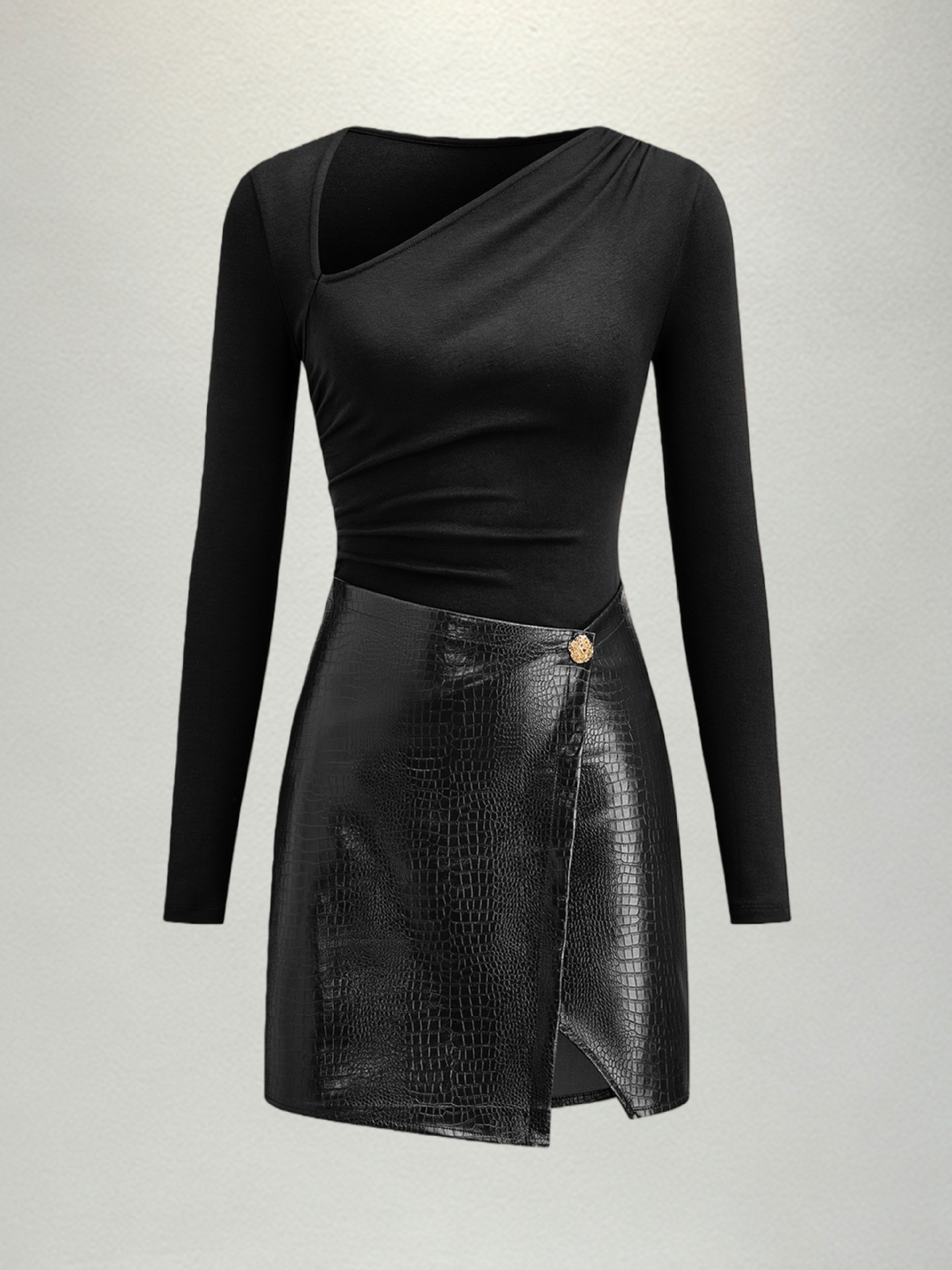 European And American-style Patchwork Dress For Women - Image 6