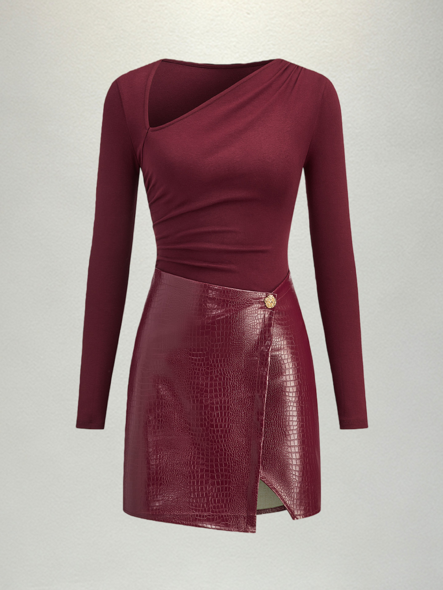 European And American-style Patchwork Dress For Women - Image 8