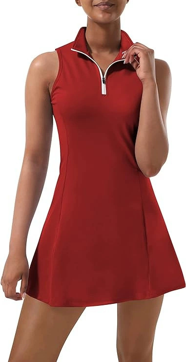 Womens Solid-Color Casual Golf Apparel - Image 3