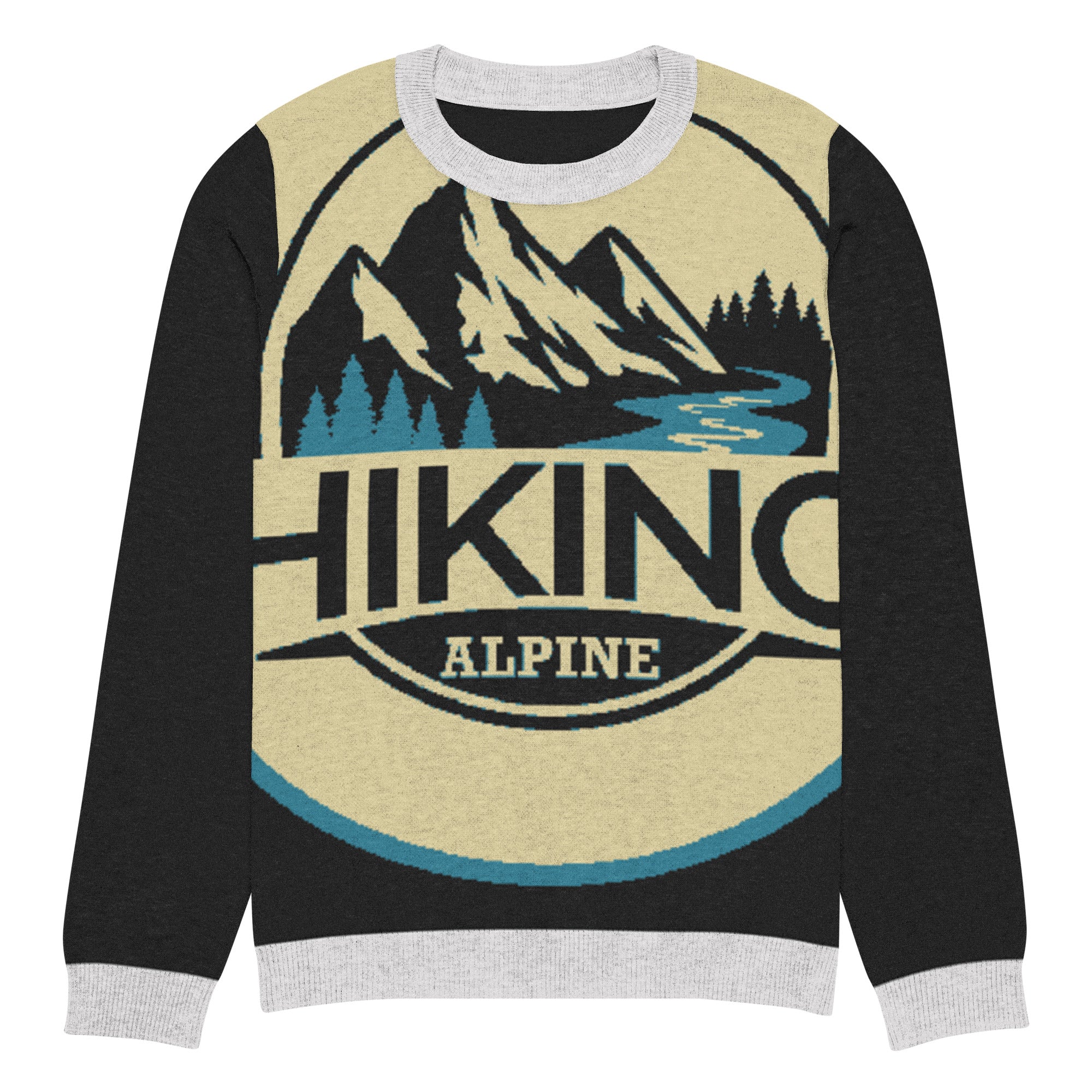 Hiking Alpine Knitted crew neck sweater - Image 3