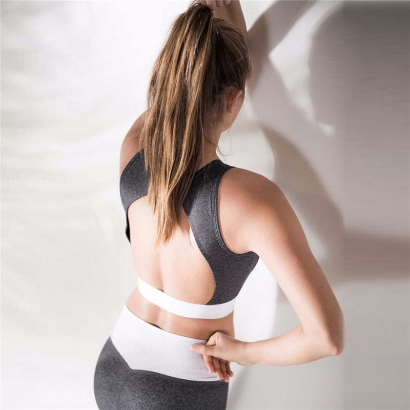 Sexy Backless Women Sportswear Female Yoga Sets Gym Wear Running Clothing - Image 5